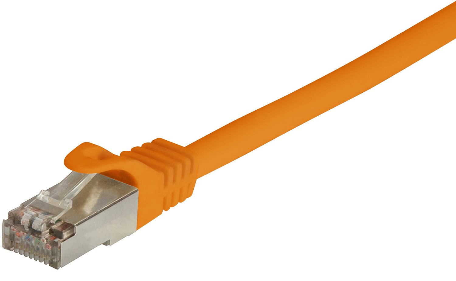 Cavo di Rete Patch in Rame Cat. 6A SFTP LSZH 0,25 m Arancione TECHLY PROFESSIONAL - immagine 3
