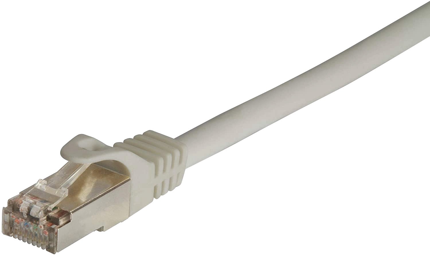 Cavo di Rete Patch in Rame Cat. 6A SFTP LSZH 0,25 m Grigio TECHLY PROFESSIONAL - immagine 3