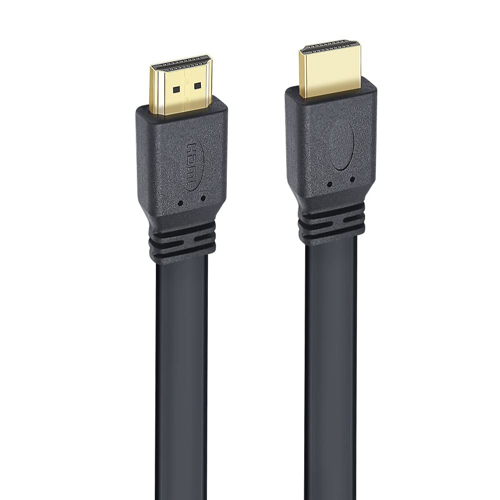 Cavo HDMI 2.0 High Speed con Ethernet A/A M/M Piatto 1m TECHLY - immagine 3
