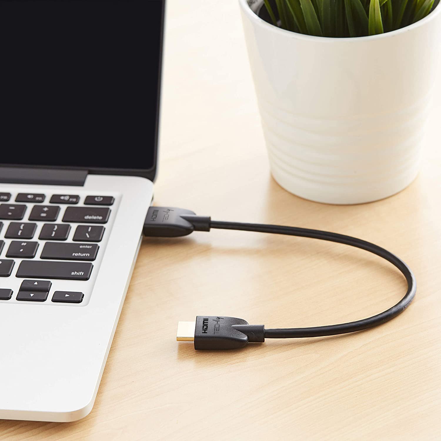 Cavo HDMI&trade; High Speed 2.0 A/A M/M 1m Nero TECHLY - immagine 4