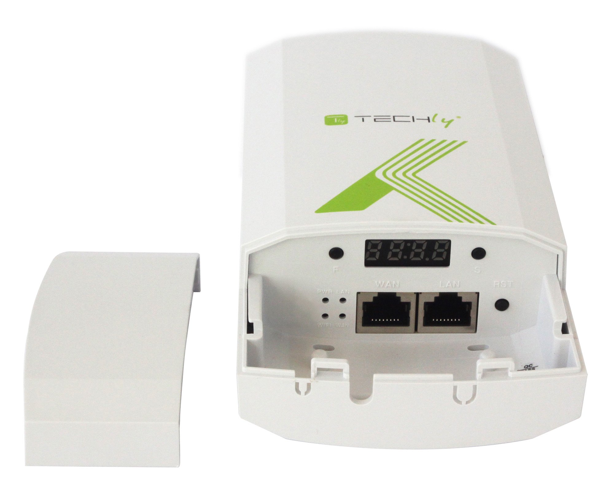 CPE Punto-Punto 300Mbps a 2.4GHz 8dBi TECHLY - immagine 4