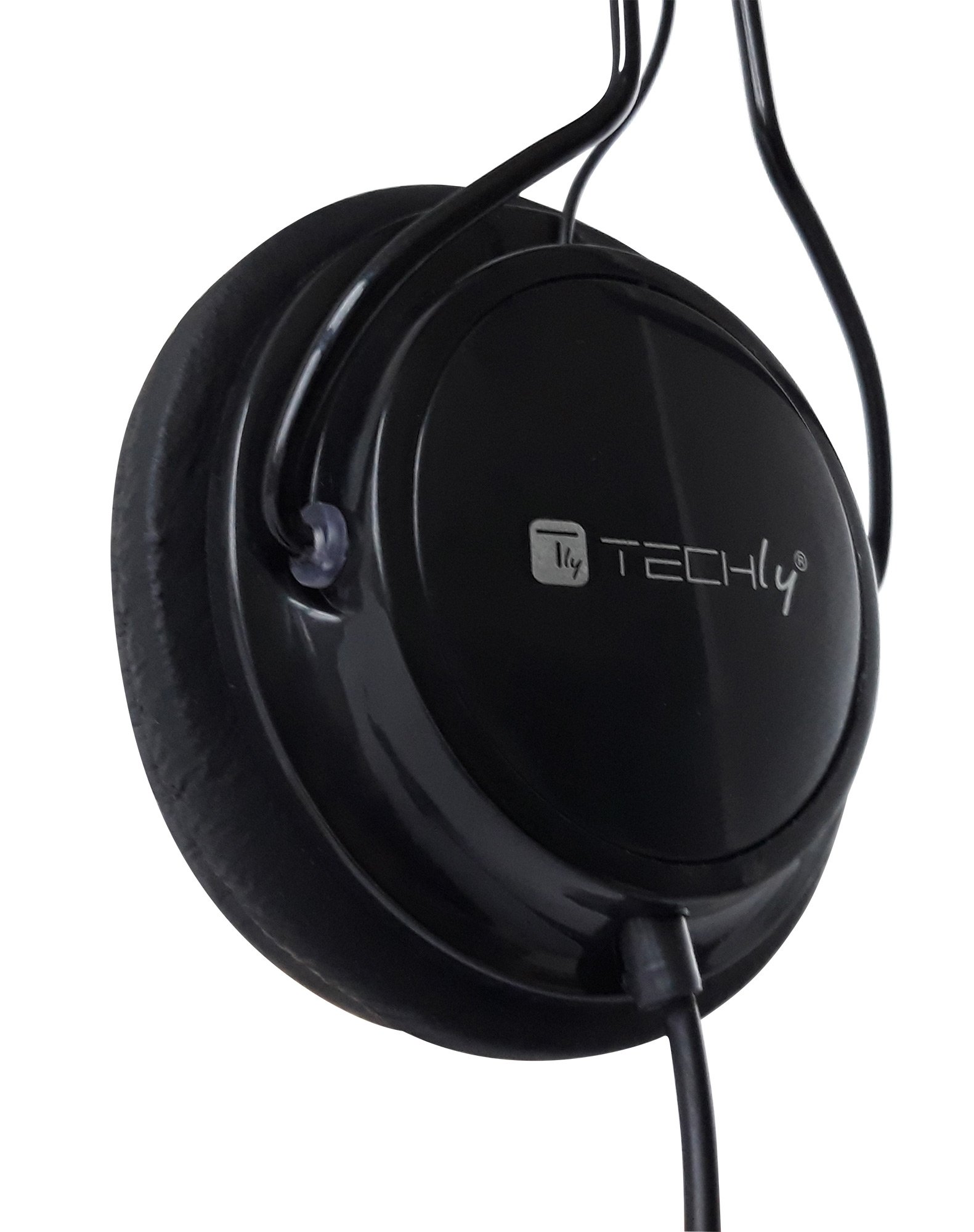 Cuffia Stereo con Auricolari ed Archetto Imbottiti TECHLY - immagine 4