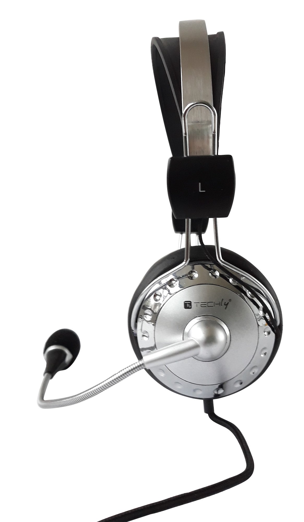 Cuffia Stereo con Microfono e Controllo Volume TECHLY - immagine 4