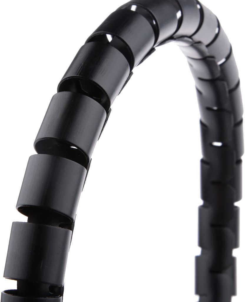 Guaina Raccoglicavi Diametro 25mm a Spirale 20m Nero TECHLY - immagine 4