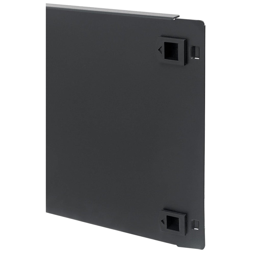 Pannello Cieco Toolless a Clip per Armadi Rack 19'' 4U Nero TECHLY PROFESSIONAL - immagine 4