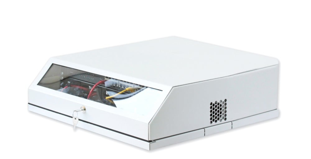 Armadio a muro 19'' Flat 9 Unità Bianco RAL9016 TECHLY PROFESSIONAL - immagine 4
