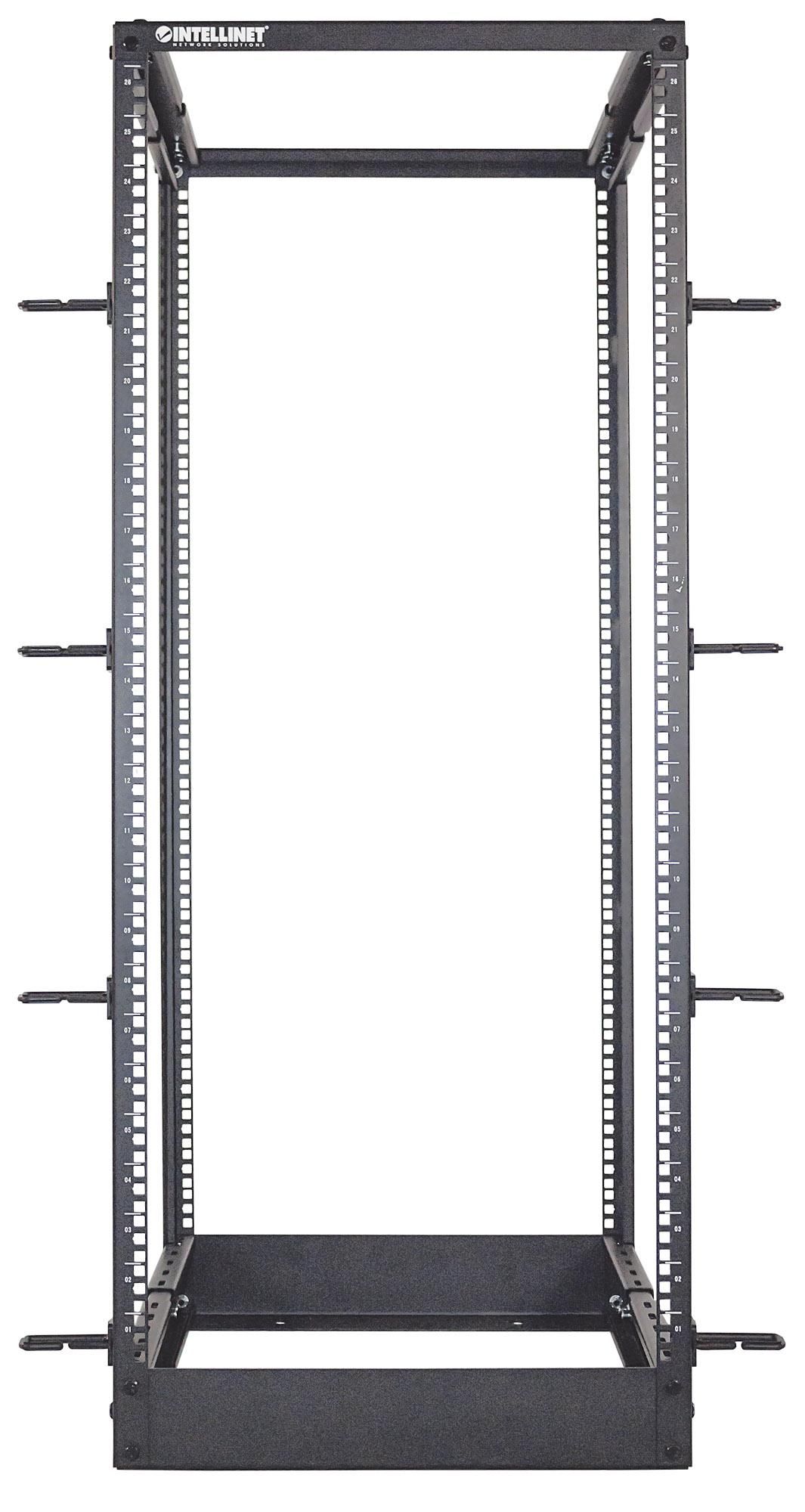 Open Frame Rack 19'' 4 Montanti 26U con profondità regolabile INTELLINET - immagine 4