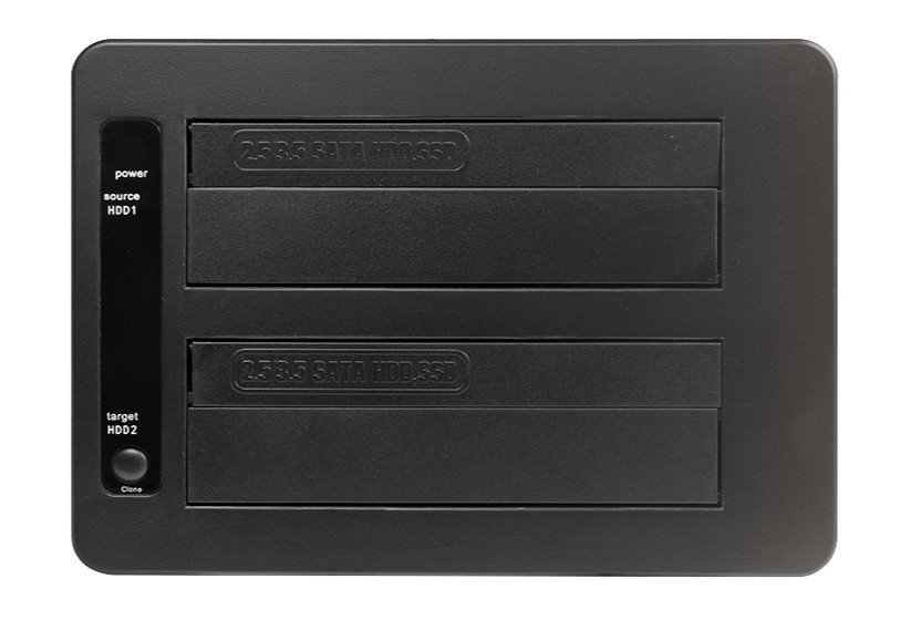 Docking Station USB3.0 Doppio Slot HDD/SSD SATA da 2.5''/3.5'' Nero LOGILINK - immagine 3