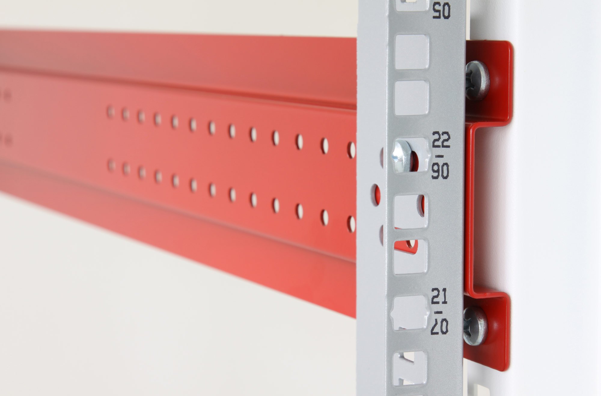 Armadio Server Rack 19'' 600x1000 27 Unita' Bianco serie IdealNET TECHLY PROFESSIONAL - immagine 4
