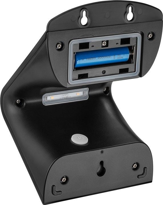 Lampada LED Solare a Muro 3,2W IP65 Sensore di Movimento Nero GOOBAY - immagine 4