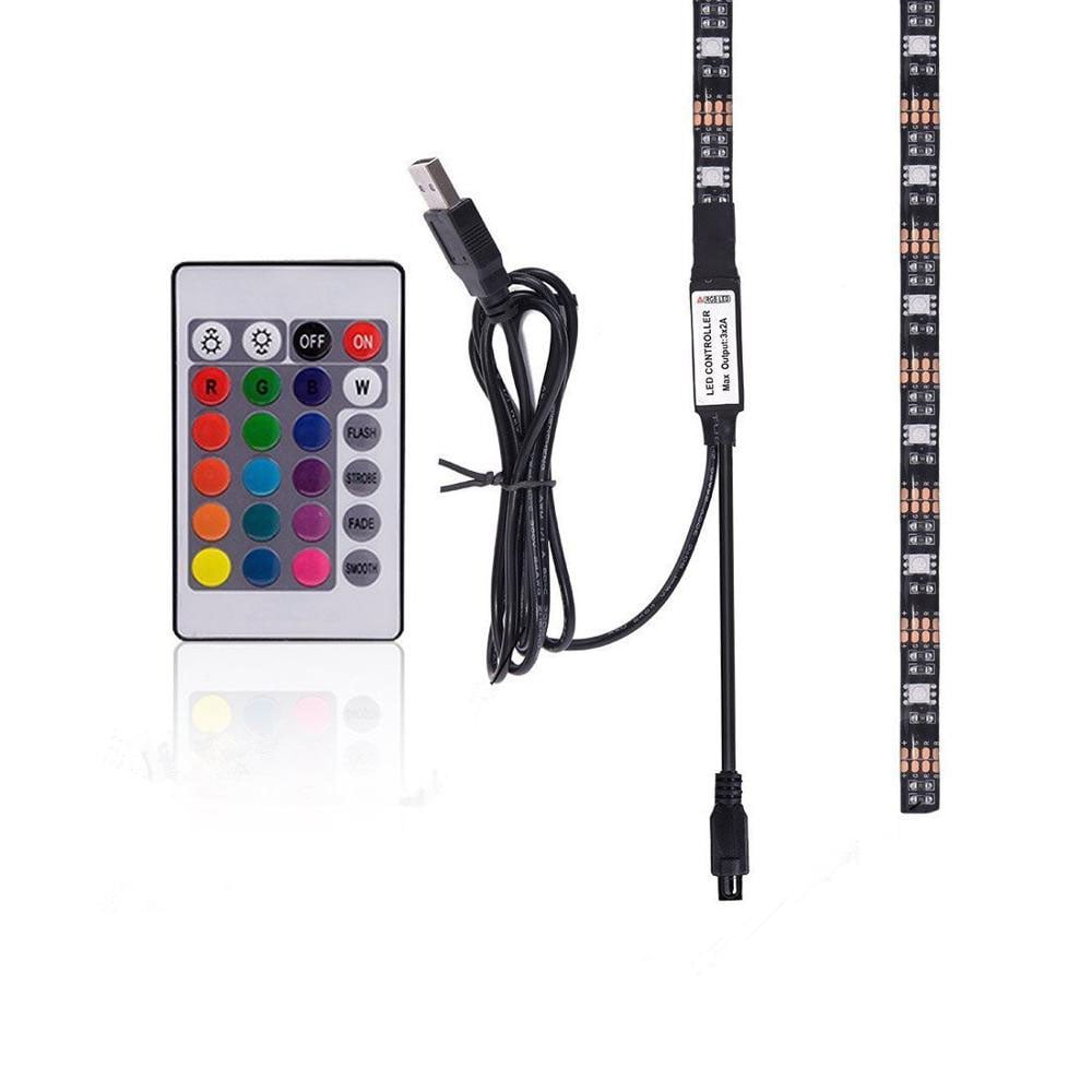 Striscia 30 LED RGB USB 2m per Retro-illuminazione TV TECHLY - immagine 4