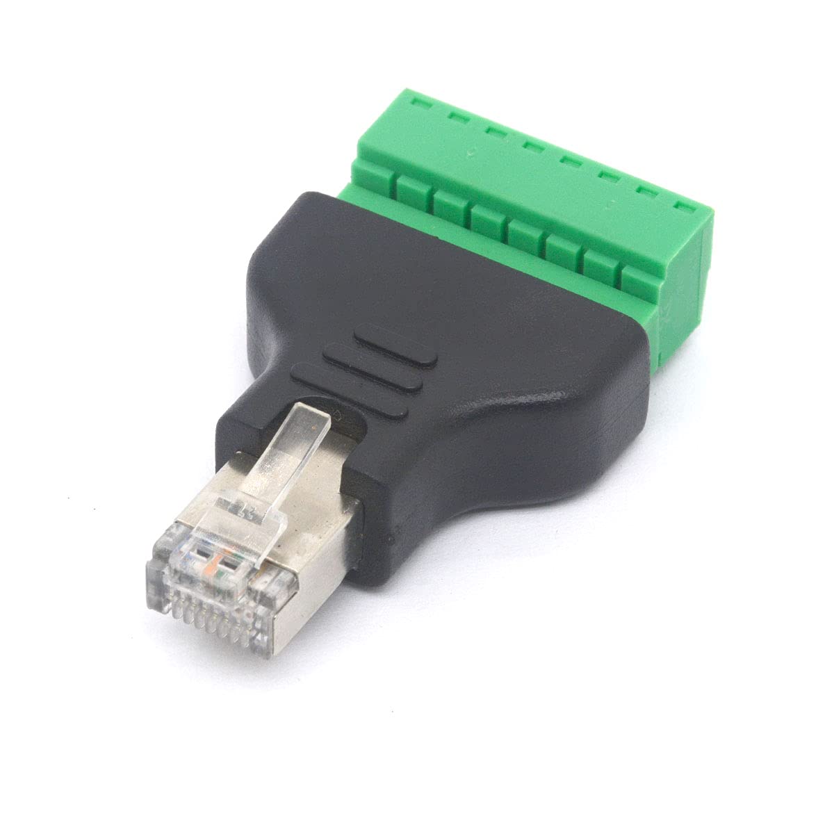 Adattatore Connettore RJ45 Maschio Terminal Block 8 pin TECHLY - immagine 4