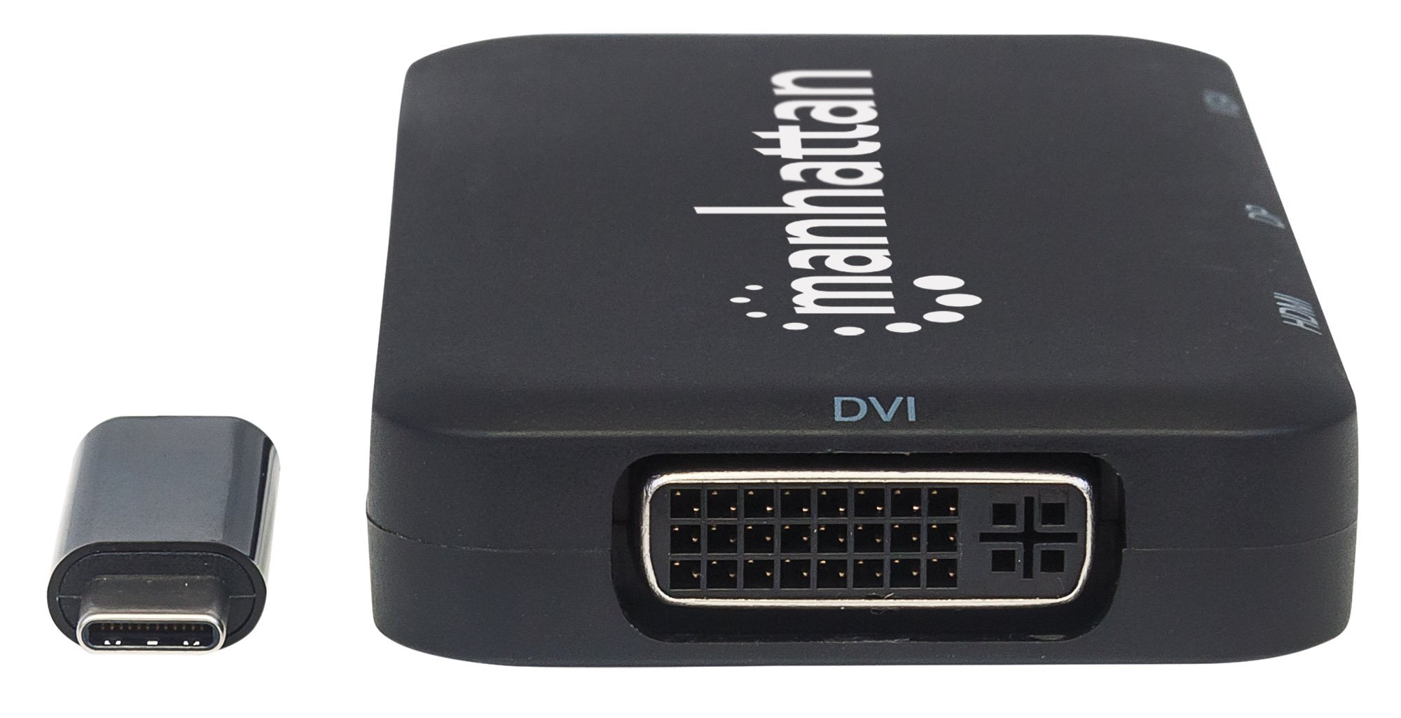 Adattatore Convertitore USB-C™ 4 in 1 a DP/HDMI/DVI/VGA Nero MANHATTAN - immagine 4