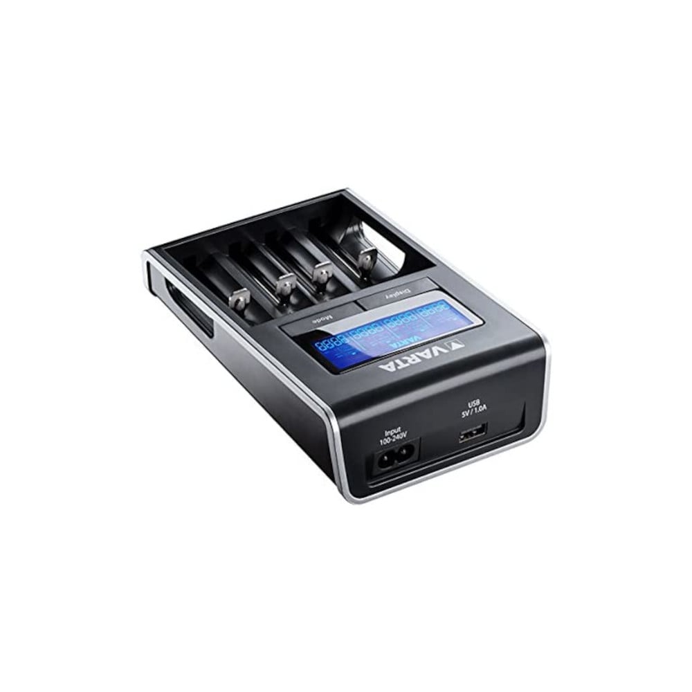 Caricabatterie LCD Dual Tech Charger Ni-MH Li-ioni e dispositivi USB VARTA - immagine 4