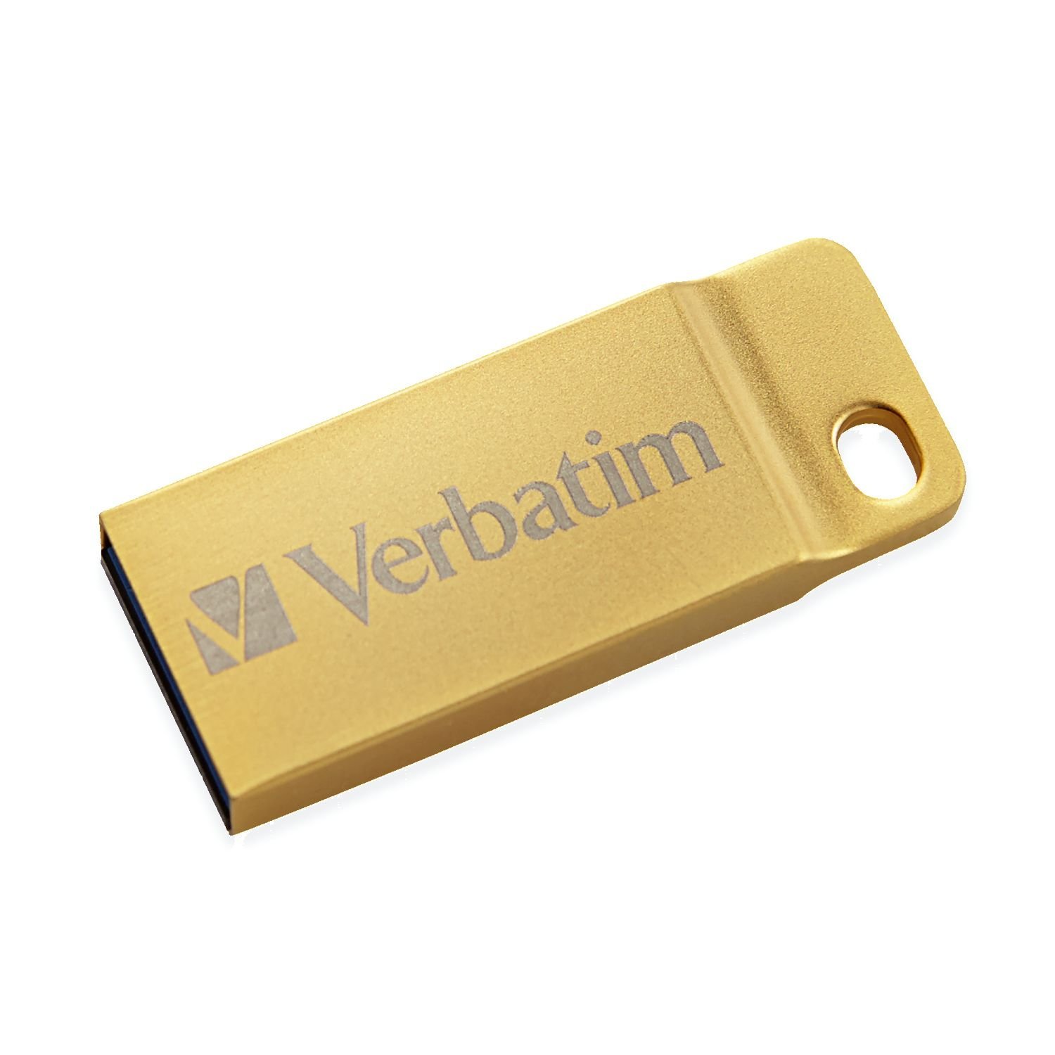 Mini Memoria USB 3.0 Verbatim con Portachiavi 64GB Oro VERBATIM - immagine 4