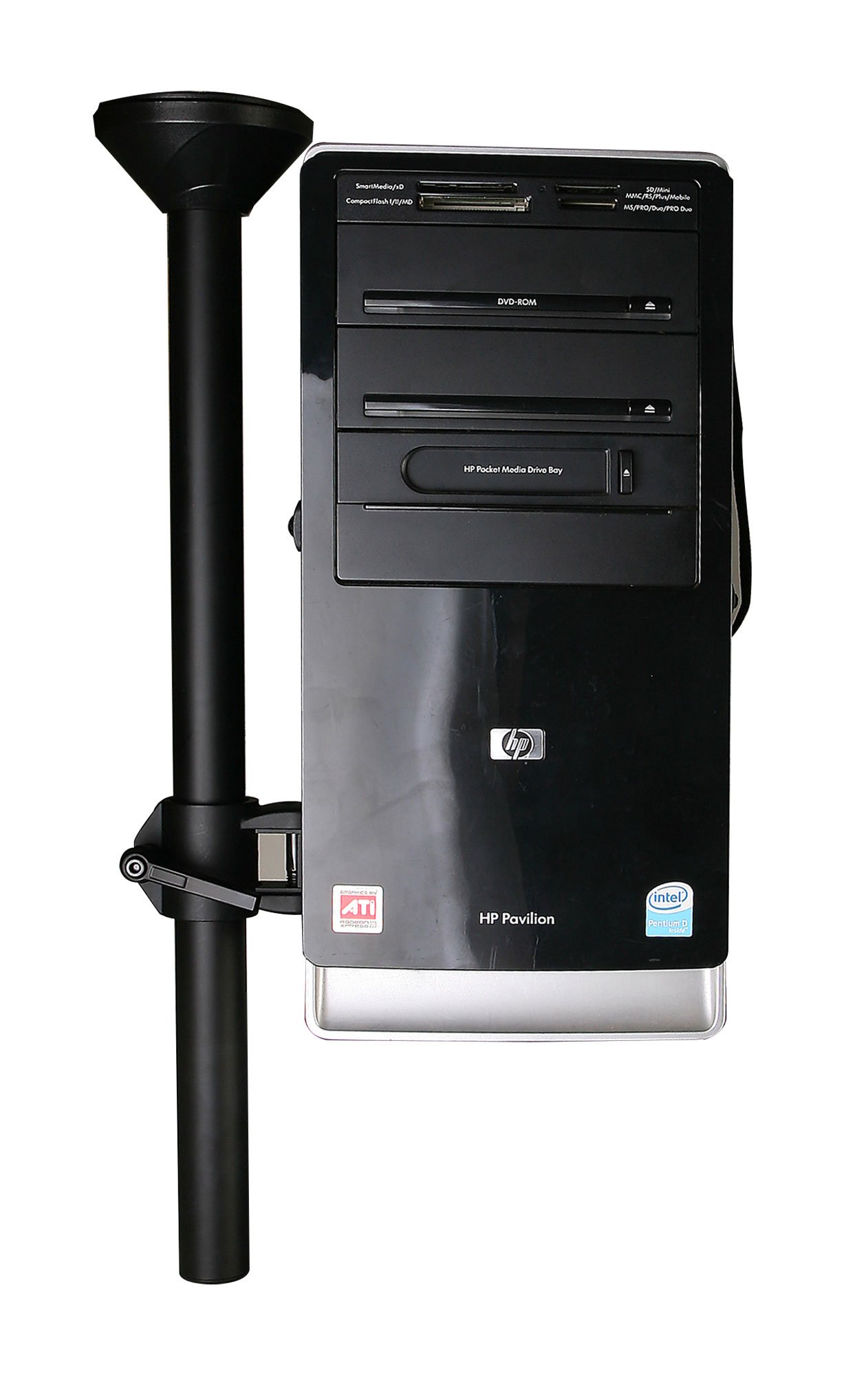 Supporto per PC da muro o parete scrivania o sotto scrivania TECHLY - immagine 4