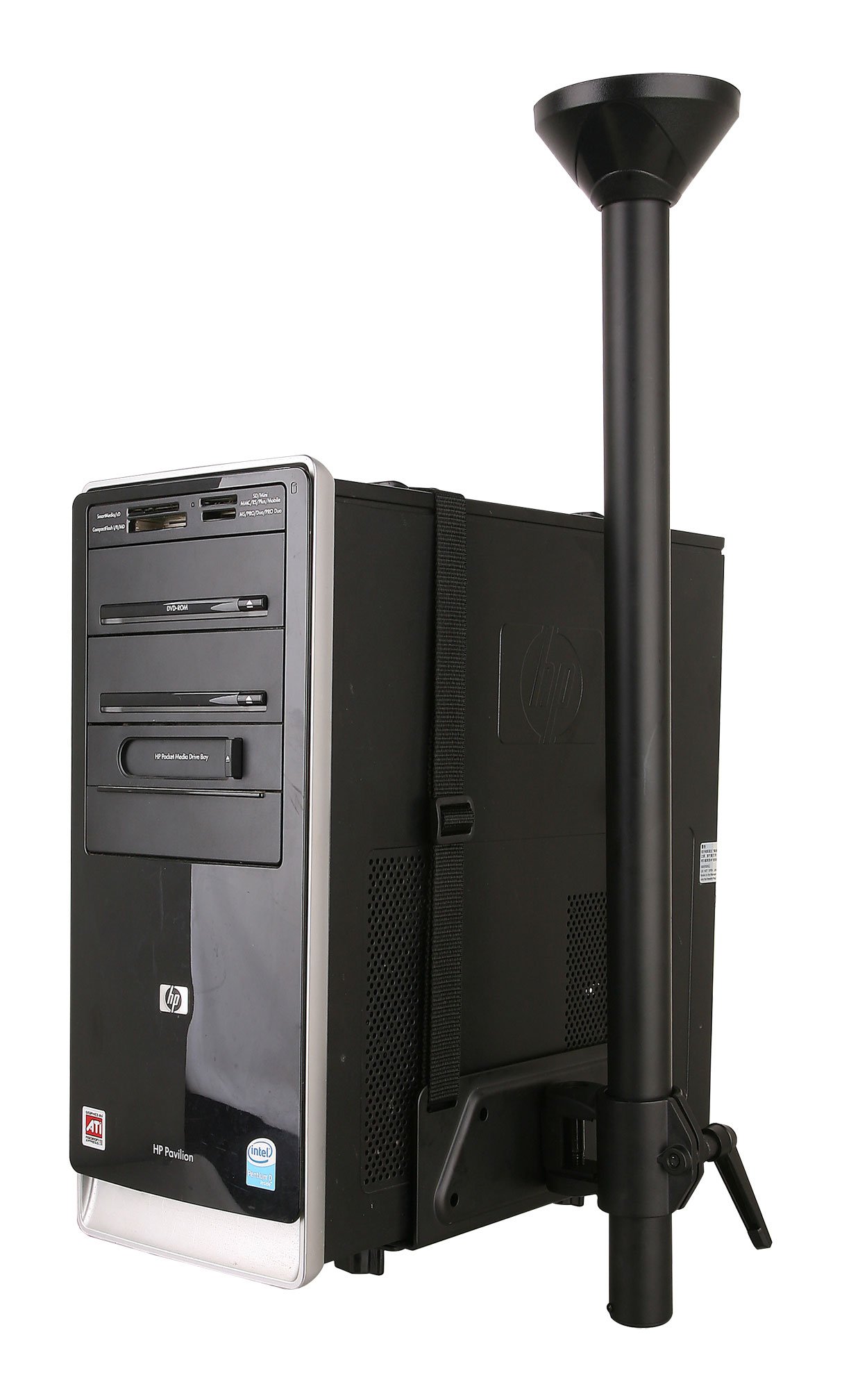 Supporto per PC da muro o parete scrivania o sotto scrivania TECHLY - immagine 5