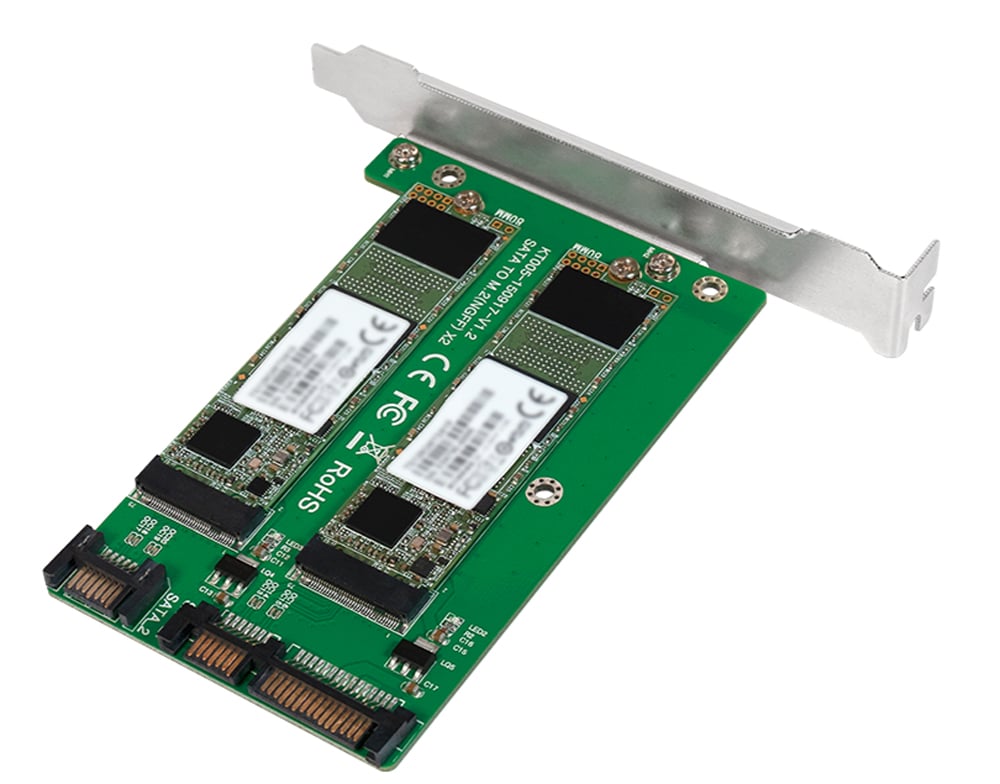 Adattatore 2x SATA SSU a 2x M.2 SATA LOGILINK - immagine 3
