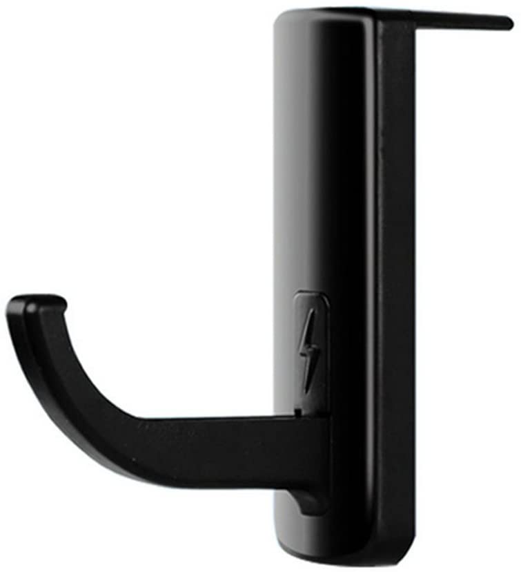 Supporto Cuffie Adesivo Universale per Monitor e Scrivania Nero (2 Pezzi) TECHLY - immagine 4