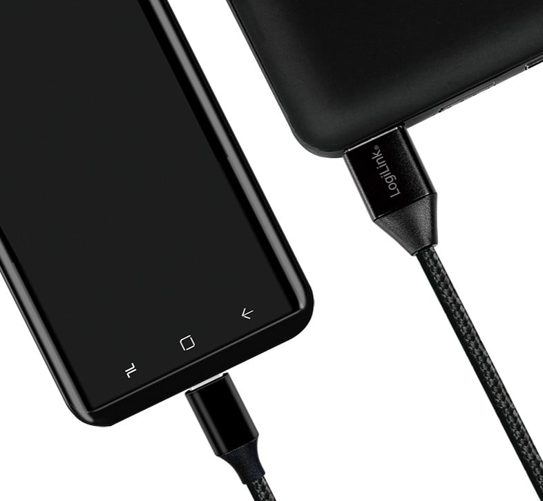 Cavo HighSpeed USB-C™ Maschio/USB-A Maschio 0,3m Nero LOGILINK - immagine 3