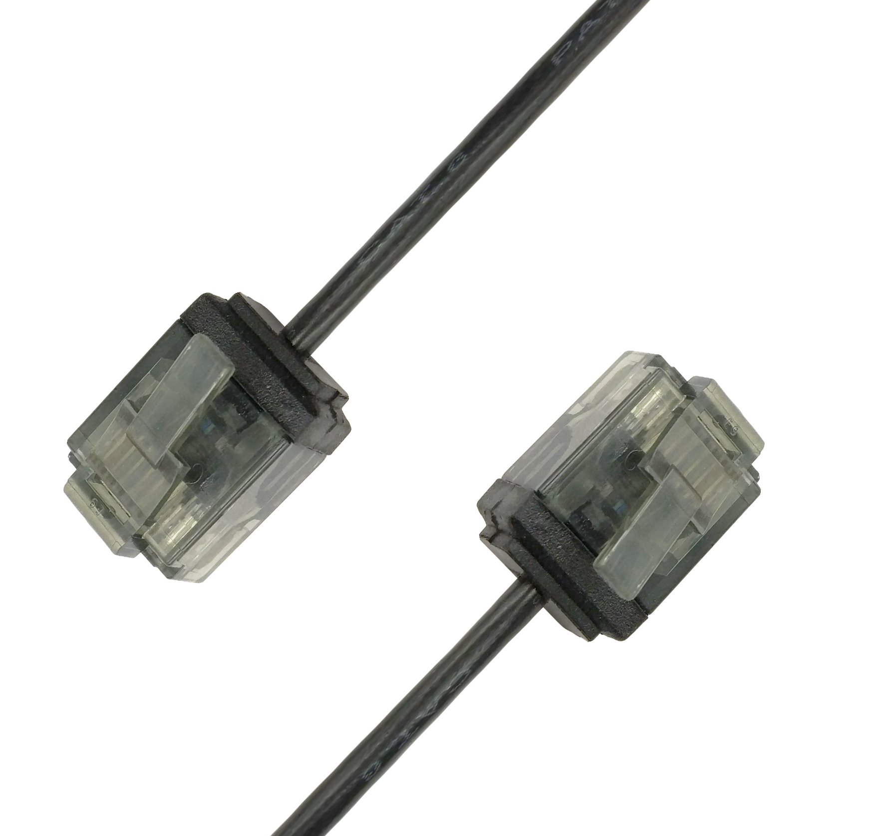Cavo di rete Patch in Rame Ultra Slim Cat.6 Nero UTP 2 m TECHLY PROFESSIONAL - immagine 3