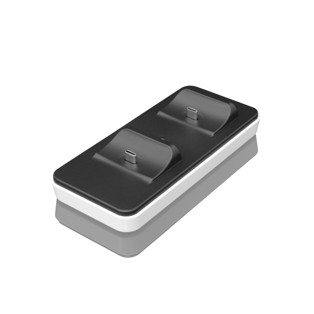 Docking Station Base Ricarica Doppio Controller PS5 USB-C™ Bianco/Nero WHITE SHARK - immagine 4