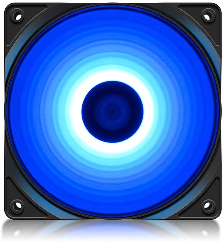 Ventola di Raffreddamento 4pin LED Blu 120 mm 1100 RPM Fan PC Gaming WHITE SHARK - immagine 4