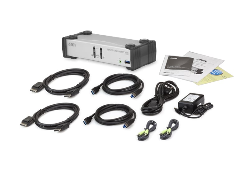 Switch DisplayPort KVMP USB3.0 a 2 porte, CS1912 ATEN - immagine 4