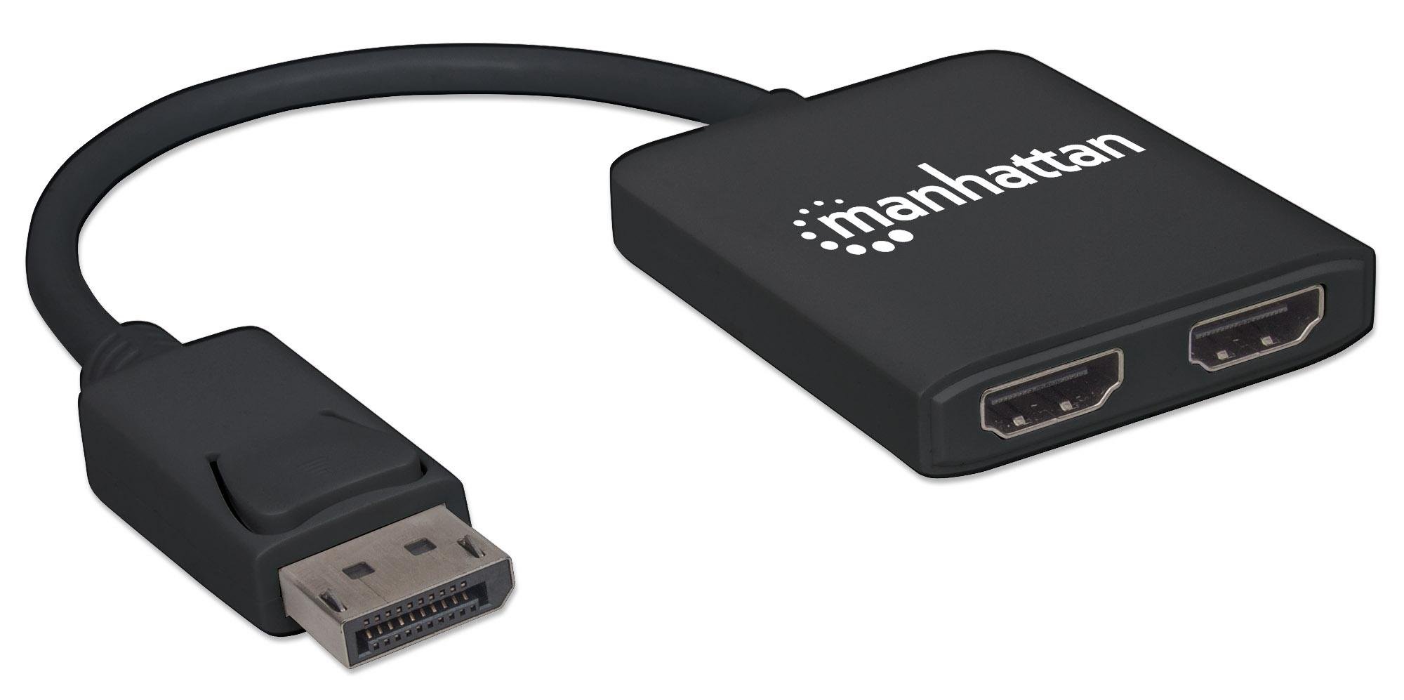Splitter Hub DisplayPort a 2 porte HDMI con MST MANHATTAN - immagine 4