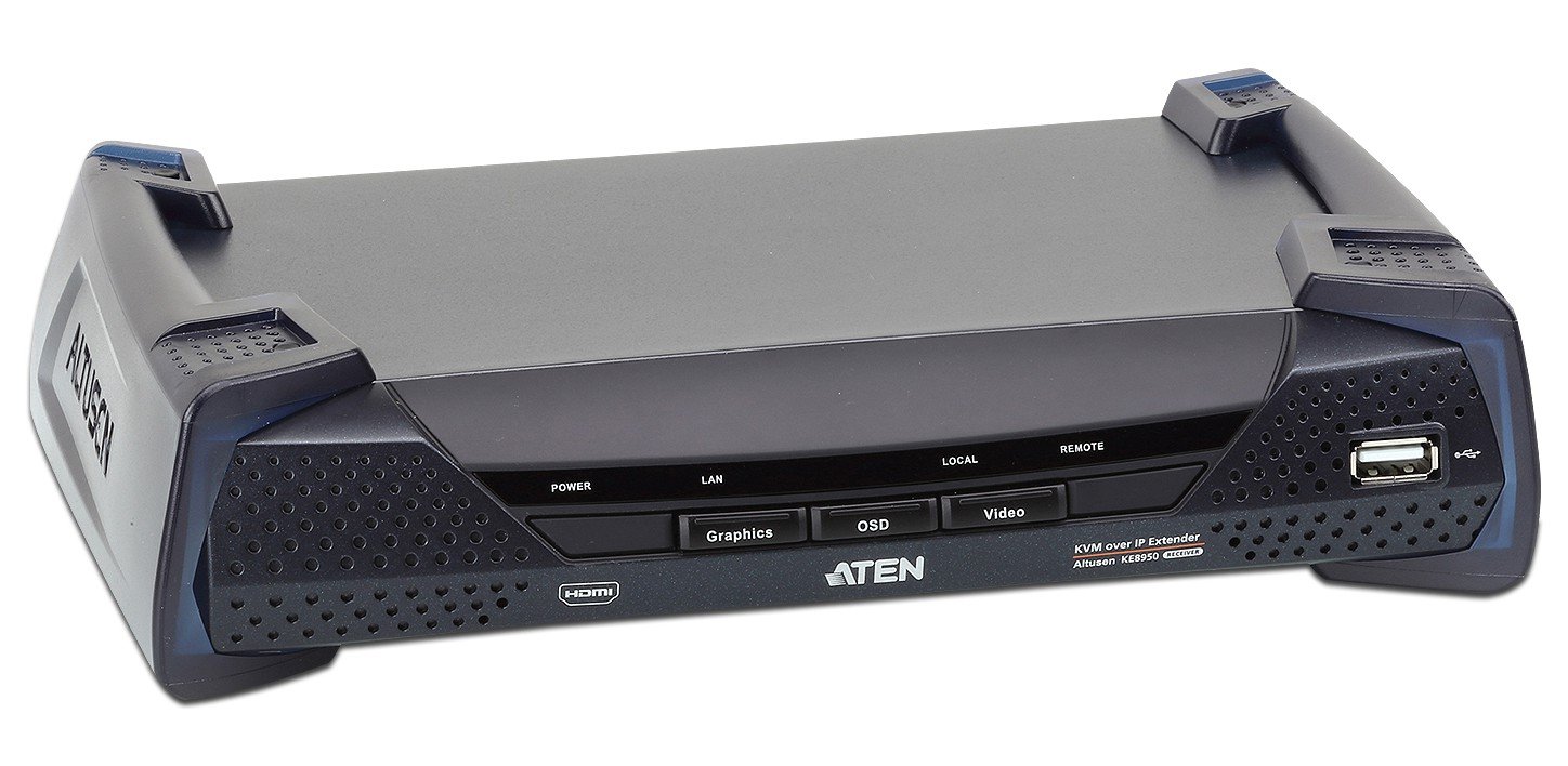 Ricevitore KVM over IP a schermo singolo 4K HDMI, KE8950R ATEN - immagine 3