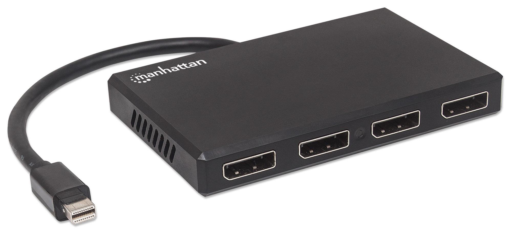 Splitter Hub Mini DisplayPort a 4 porte DisplayPort con MST MANHATTAN - immagine 4