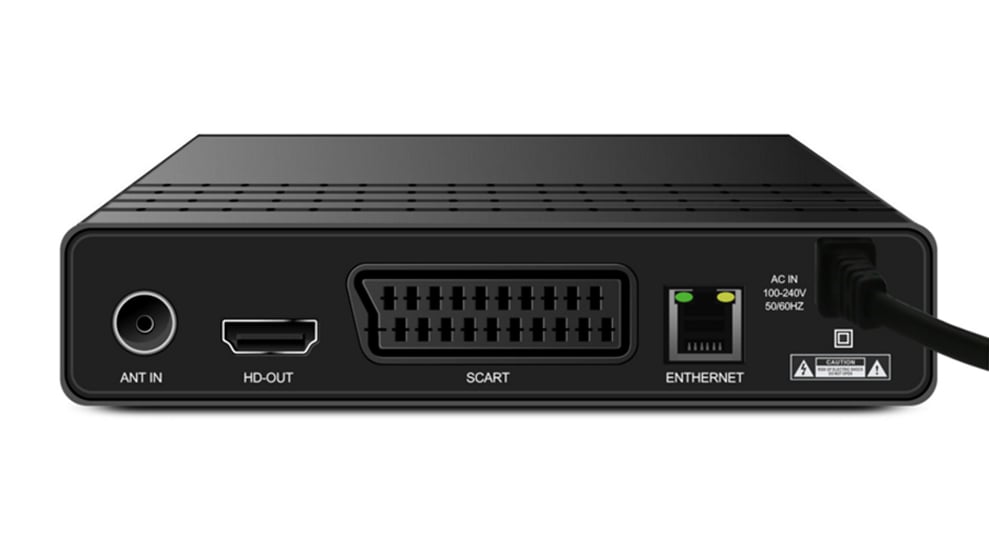 Decoder Ricevitore Digitale Terrestre DVB-T/T2 H.265 HEVC 10bit con Display e Telecomando Universale 2 in 1 TECHLY - immagine 4