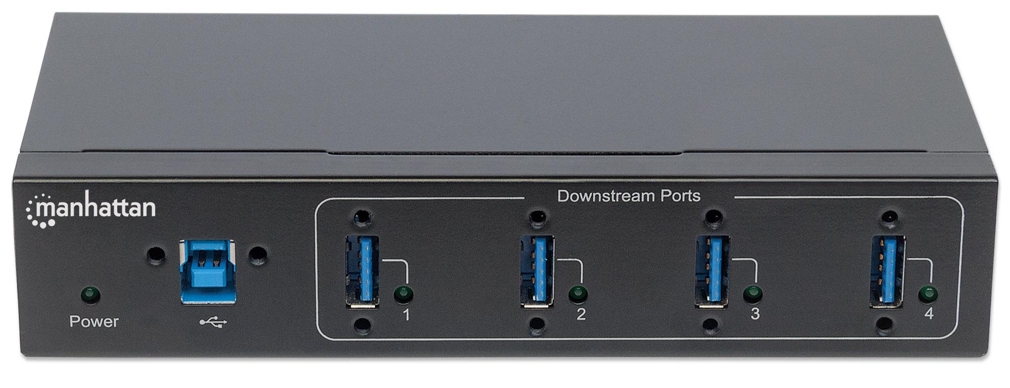 Hub Industriale USB 3.0 4 Porte MANHATTAN - immagine 4