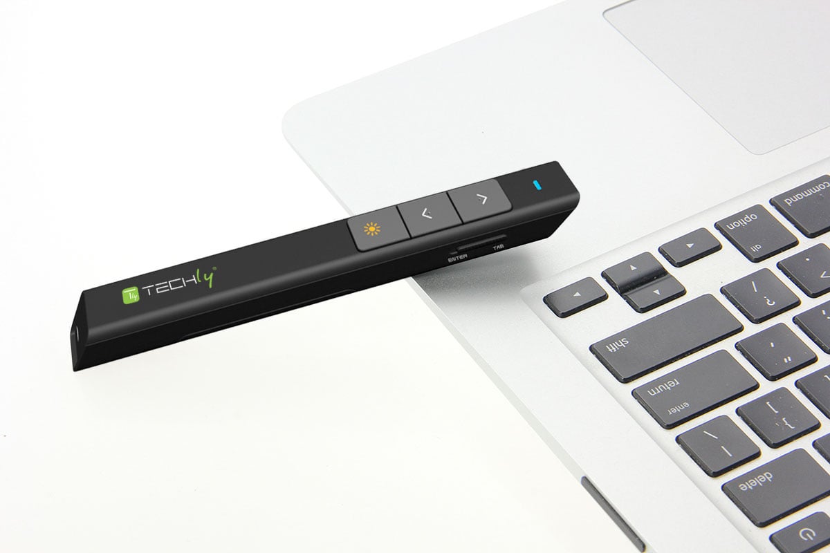 Puntatore Laser Wireless Penna Telecomando Presentazioni Powerpoint TECHLY - immagine 4