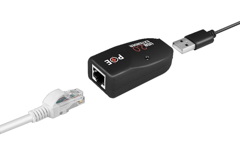 Extender USB Cat.5E Cat.6 fino a 50m con PoE LOGILINK - immagine 3