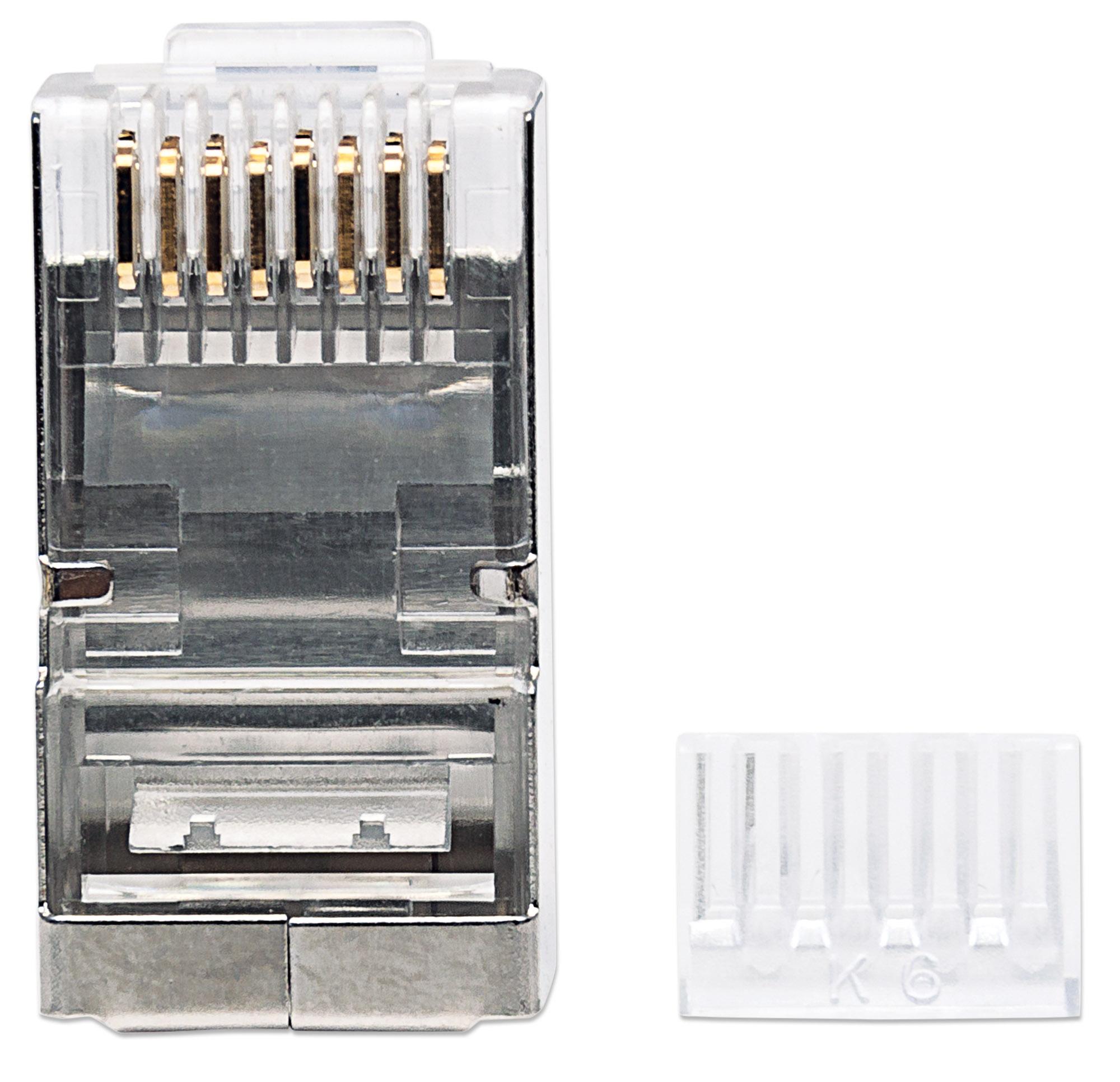 Set da 90 Plug Modulari Pro Line RJ45 Cat.6 UTP INTELLINET - immagine 4