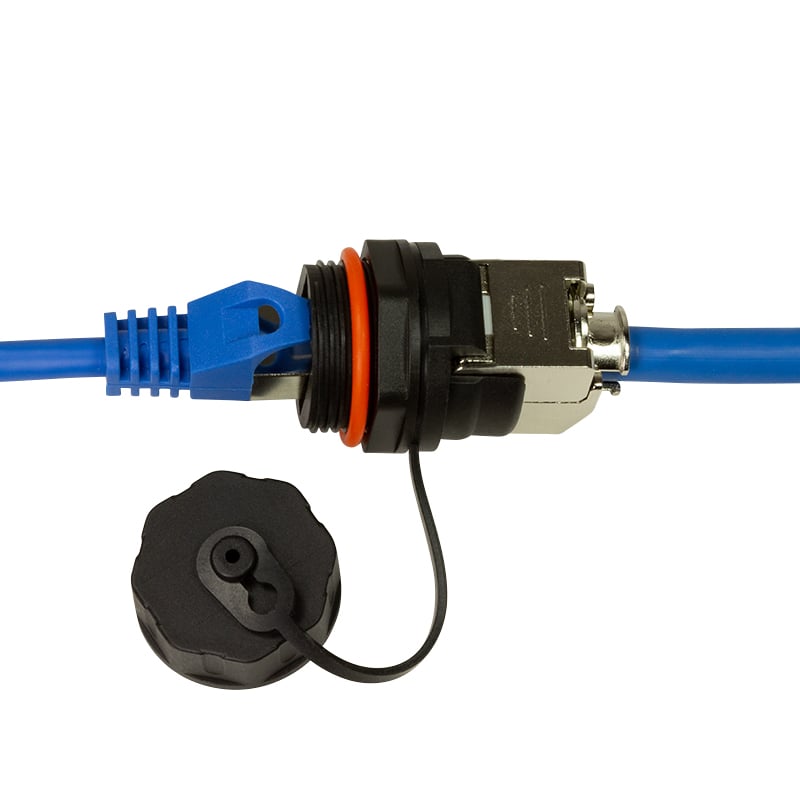 Accoppiatore RJ45 Cat.6A Schermato IP68 toolless LOGILINK - immagine 4