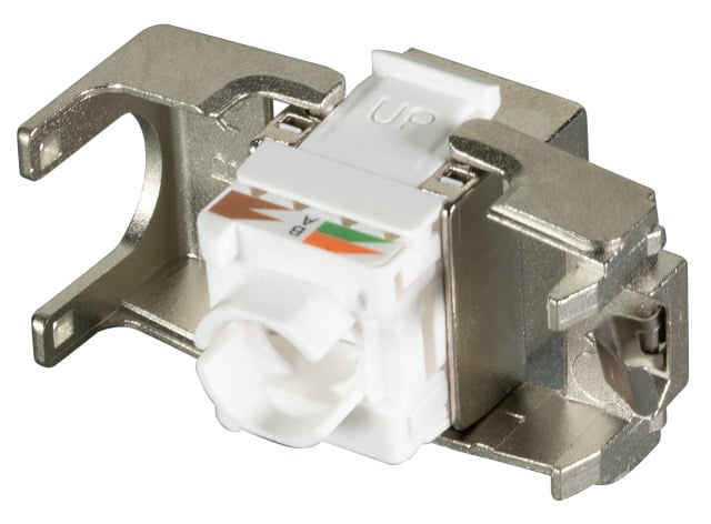 Frutto Keystone RJ45 Cat.6A STP AWG22-26 Short Body OEM - immagine 4