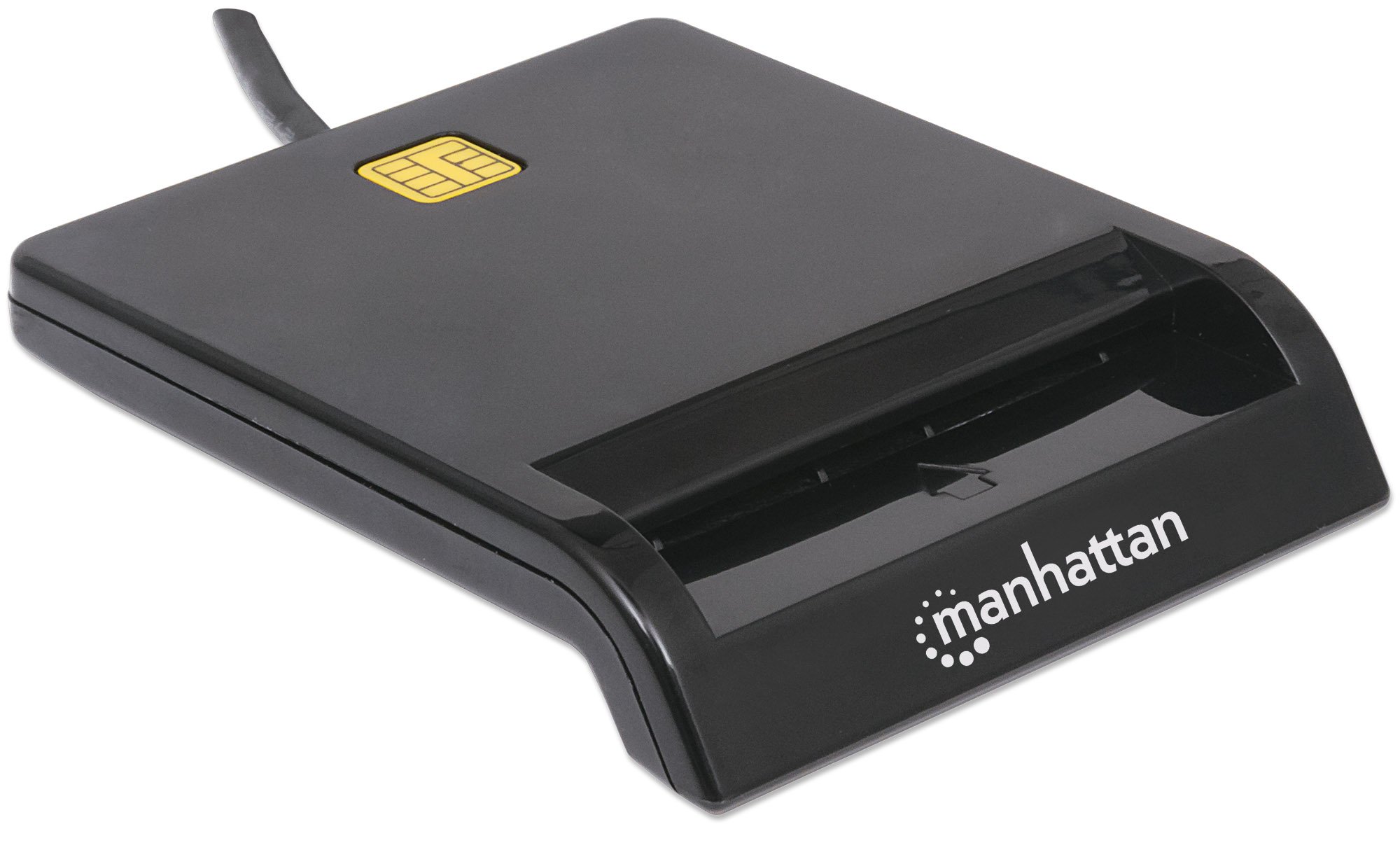 Lettore/Scrittore di Smart Card USB Compatto Nero MANHATTAN - immagine 4