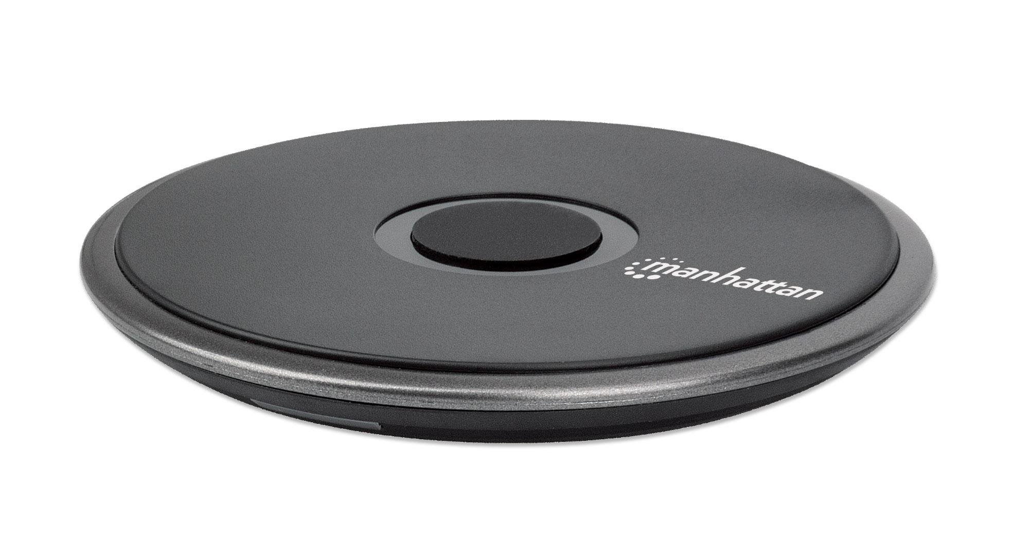 Pad di Ricarica Wireless Veloce 10W Nero MANHATTAN - immagine 4