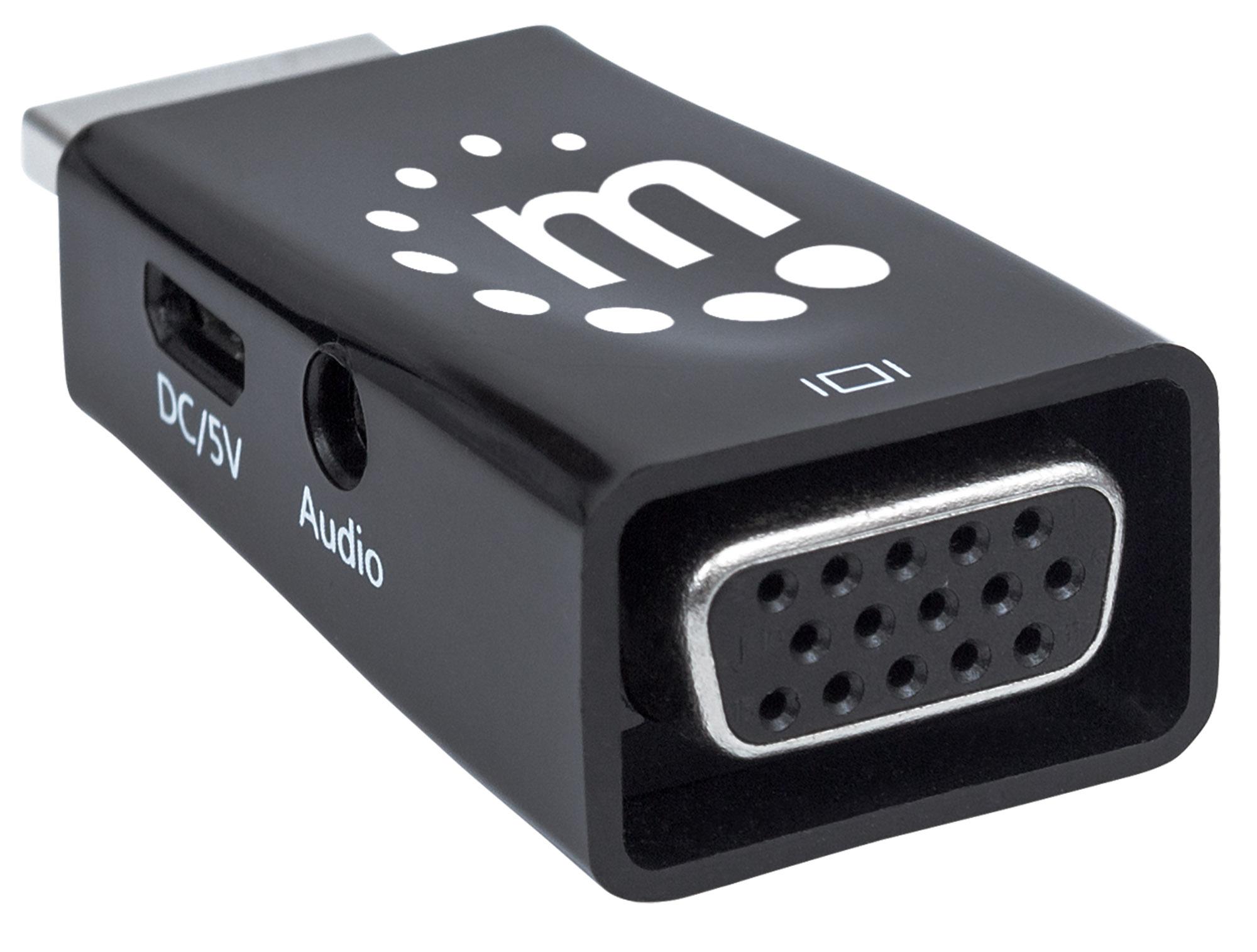Micro Convertitore HDMI a VGA con Audio MANHATTAN - immagine 3