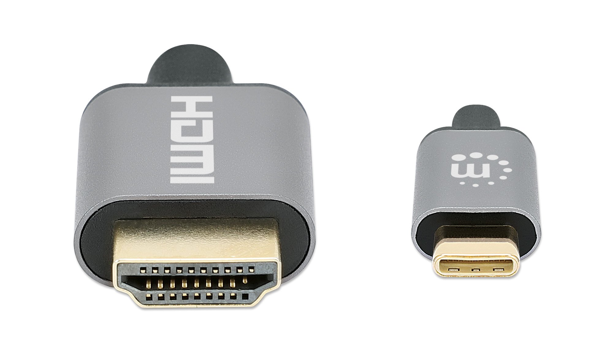 Cavo Adattatore USB-C™ Maschio a HDMI Maschio 1m Nero MANHATTAN - immagine 4