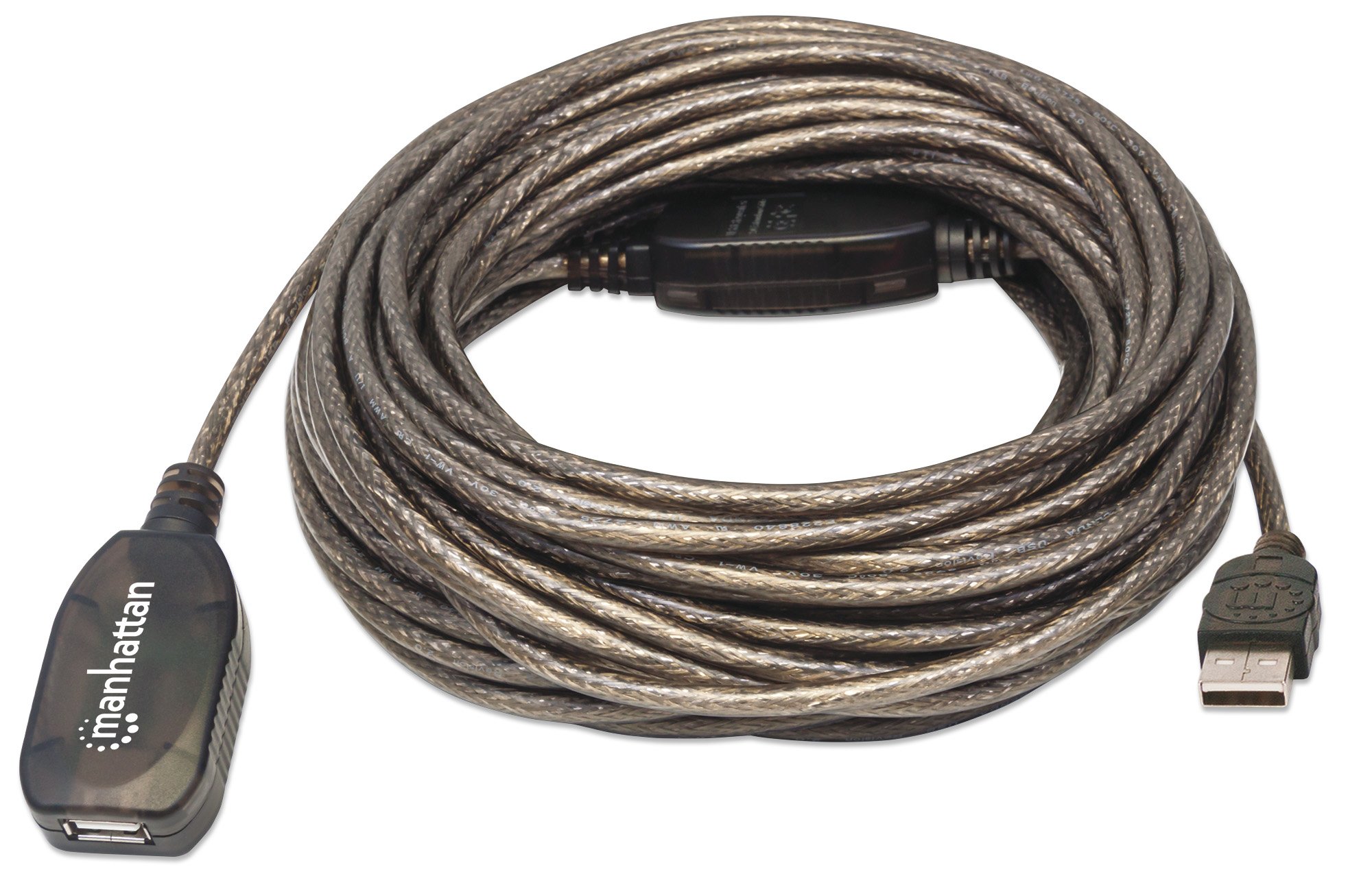 Cavo Prolunga Attivo USB 2.0 Hi-Speed 15 mt MANHATTAN - immagine 4