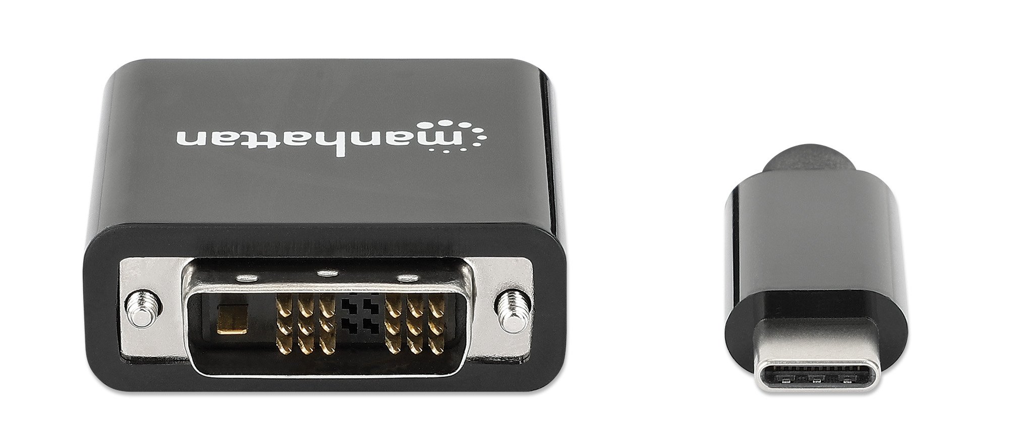 Cavo Adattatore USB-C™ Maschio a DVI Maschio 2m Nero MANHATTAN - immagine 4