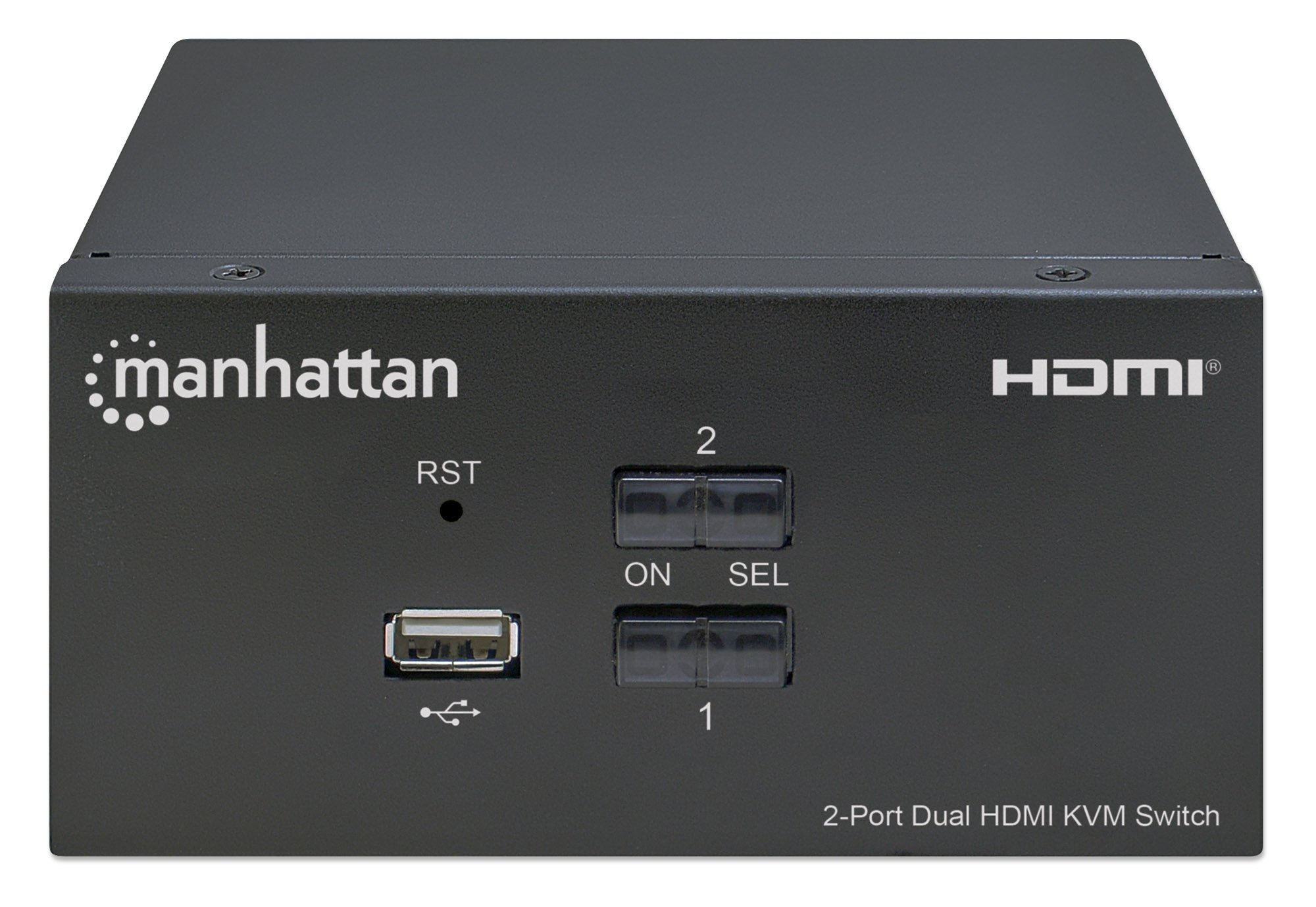 Switch KVM HDMI 2 porte Doppio monitor MANHATTAN - immagine 4