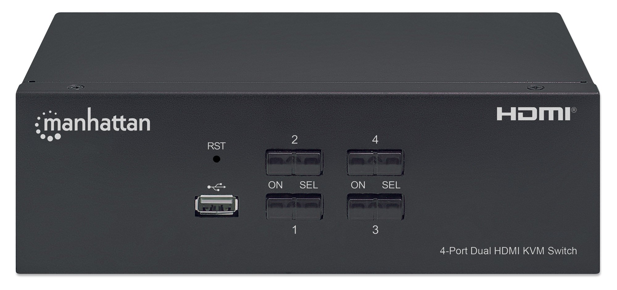 Switch KVM HDMI 4 porte Doppio monitor MANHATTAN - immagine 4