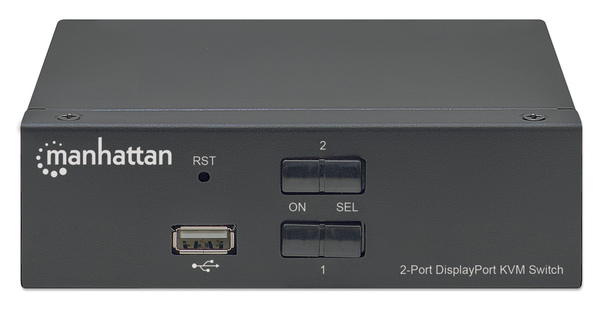 Switch KVM DisplayPort 1.2 a 2 porte 4K con Audio MANHATTAN - immagine 4