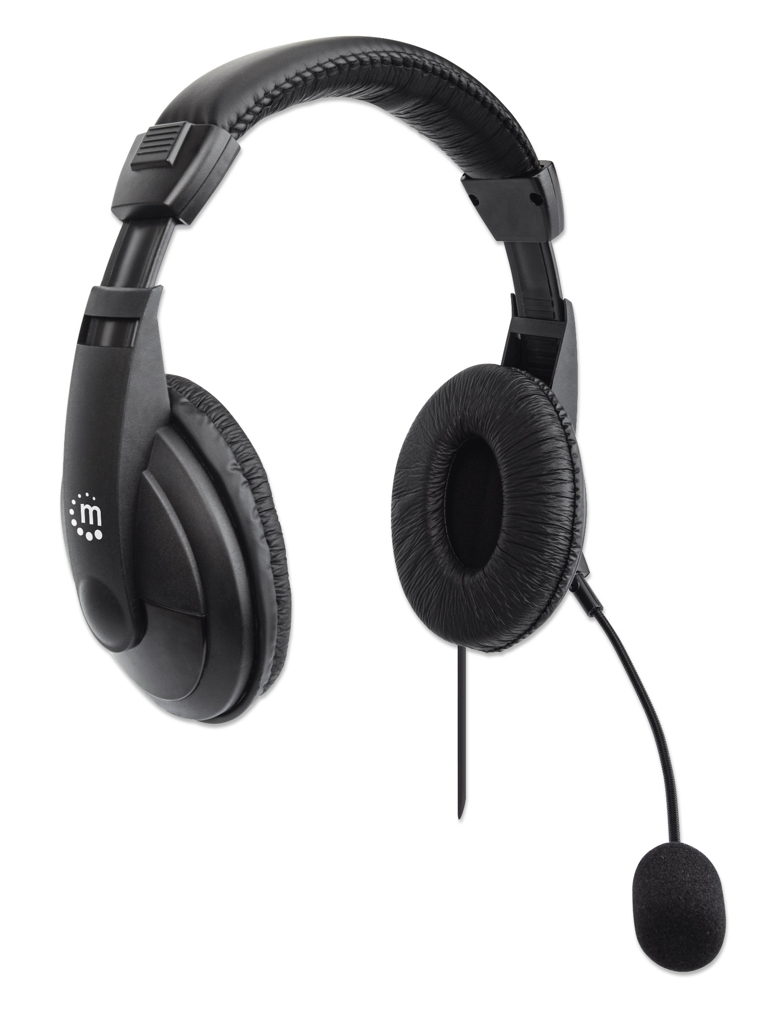 Cuffia Stereo USB con Microfono Flessibile MANHATTAN - immagine 4
