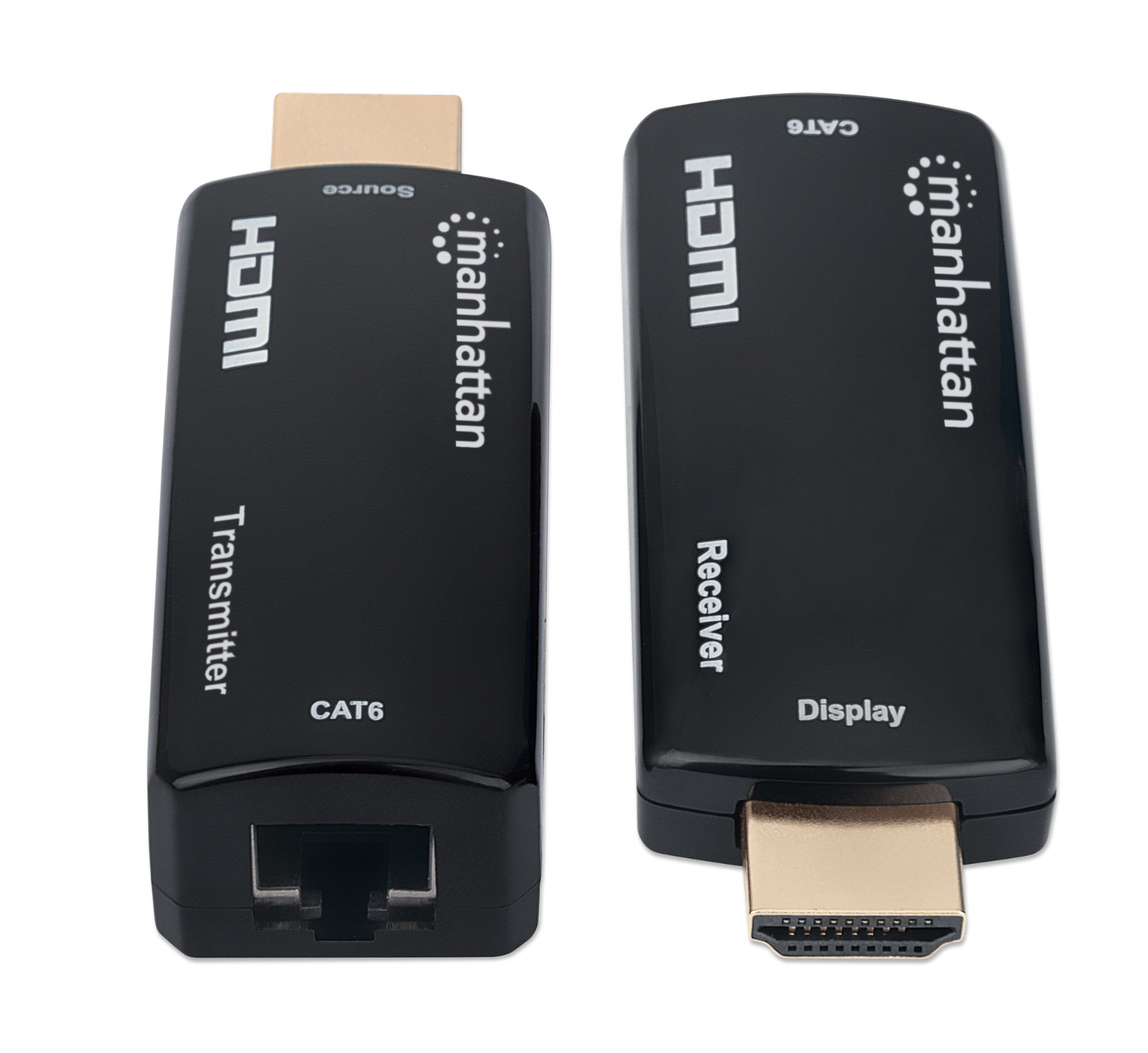 Extender HDMI Over Ethernet 1080p Compatto Nero MANHATTAN - immagine 4
