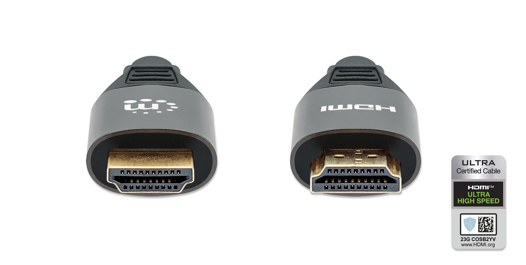 Cavo HDMI con Ethernet ad Altissima Velocità Certificato 8K@60Hz eARC 2m MANHATTAN - immagine 4